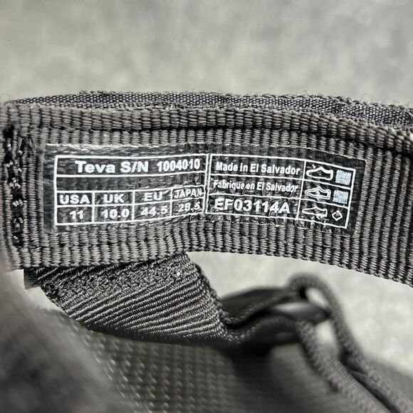 Teva Original Universal Urban Sandals Mens Size 11 Black Athletic Comfort Casual main image 10